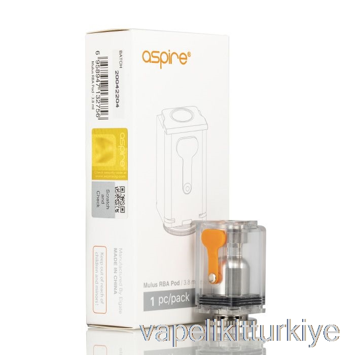 Vape Elektronik Sigara Aspire Mulus Rba Pod Ve Bobin